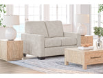 Rannis Twin Size Sofa Bed W/Memory Foam Mattress SNOW
