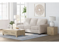 Rannis Queen Sofa Bed W/Memory Foam Mattress SNOW