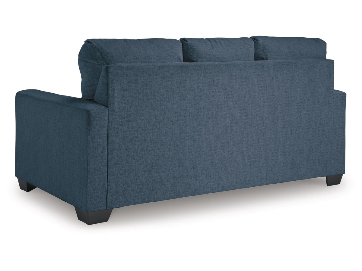 Rannis Full Size Sofa Bed W/Memory Foam Mattress NAVY