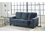 Rannis Full Size Sofa Bed W/Memory Foam Mattress NAVY