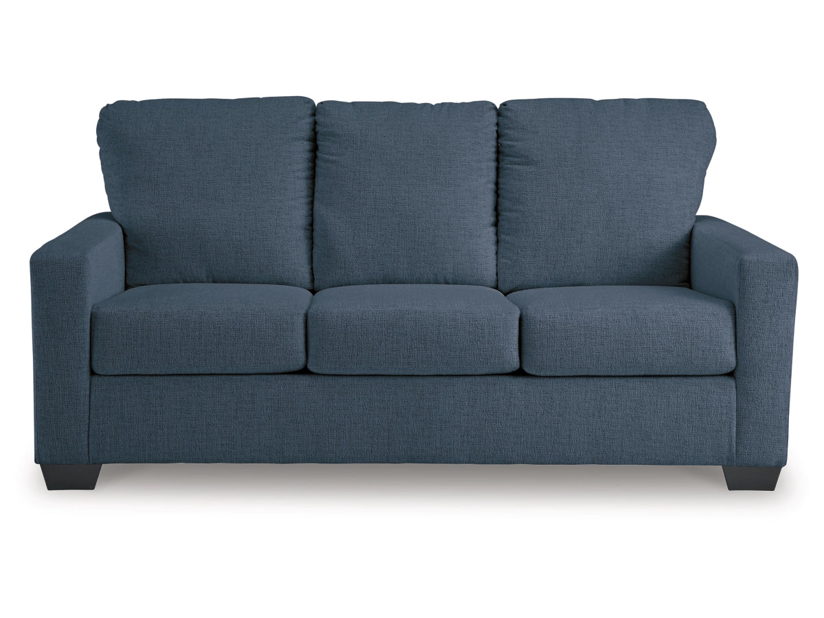 Rannis Full Size Sofa Bed W/Memory Foam Mattress NAVY