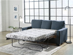 Rannis Full Size Sofa Bed W/Memory Foam Mattress NAVY
