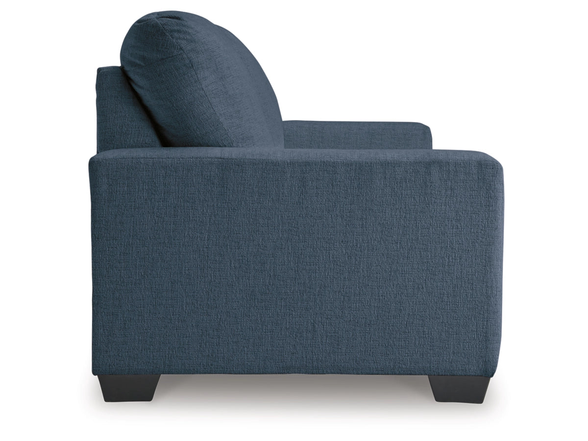 Rannis Full Size Sofa Bed W/Memory Foam Mattress NAVY