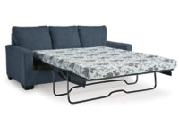 Rannis Queen Sofa Bed W/Memory Foam Mattress NAVY