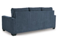 Rannis Queen Sofa Bed W/Memory Foam Mattress NAVY