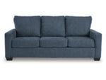 Rannis Queen Sofa Bed W/Memory Foam Mattress NAVY