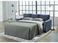 Rannis Queen Sofa Bed W/Memory Foam Mattress NAVY