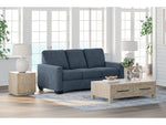 Rannis Full Size Sofa Bed W/Memory Foam Mattress NAVY