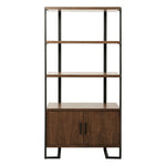 Sedley 76"H Bookcase WALNUT
