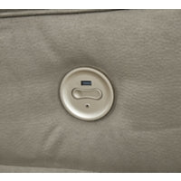 Next-Gen Gaucho Reclining Power Vinyl Sofa PUTTY