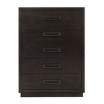 Larchmont 5 Drawer Chest CHARCOAL
