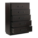 Larchmont 5 Drawer Chest CHARCOAL