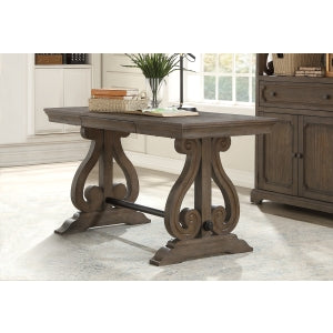 Toulon Desk DISTRESSED DARK OAK