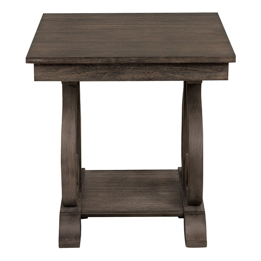 Toulon End Table DARK OAK
