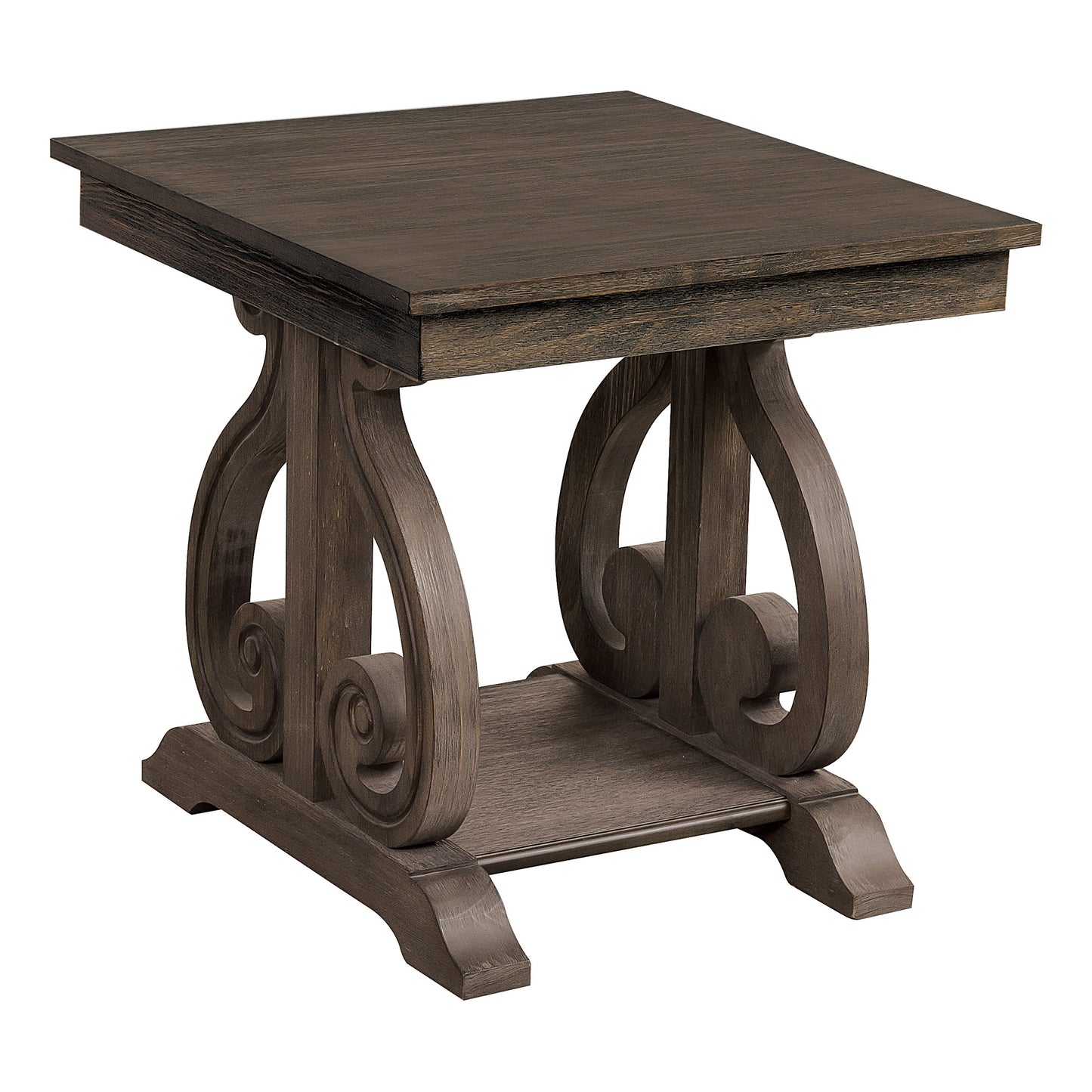 Toulon End Table DARK OAK
