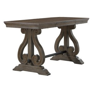Toulon Desk DISTRESSED DARK OAK