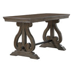 Toulon Desk DISTRESSED DARK OAK