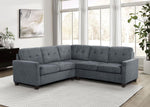 Georgina Sectional STEEL GREY
