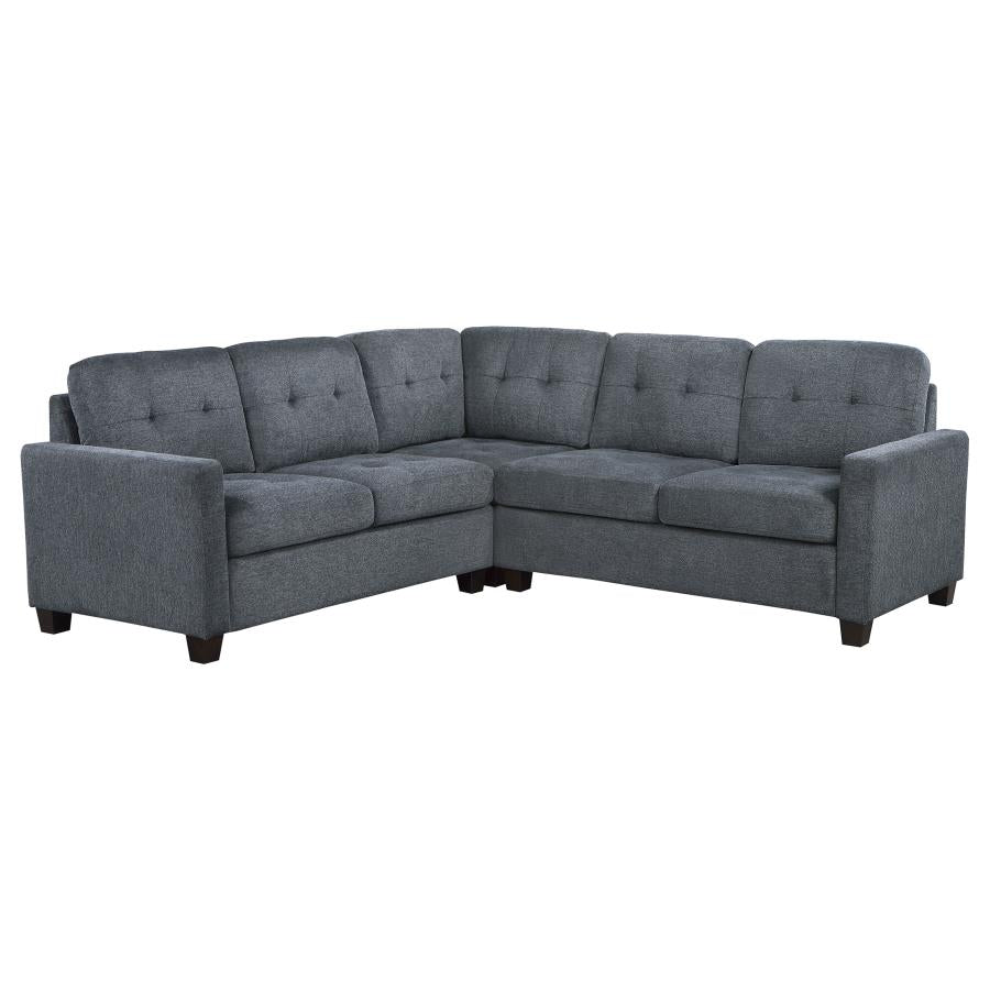 Georgina Sectional STEEL GREY