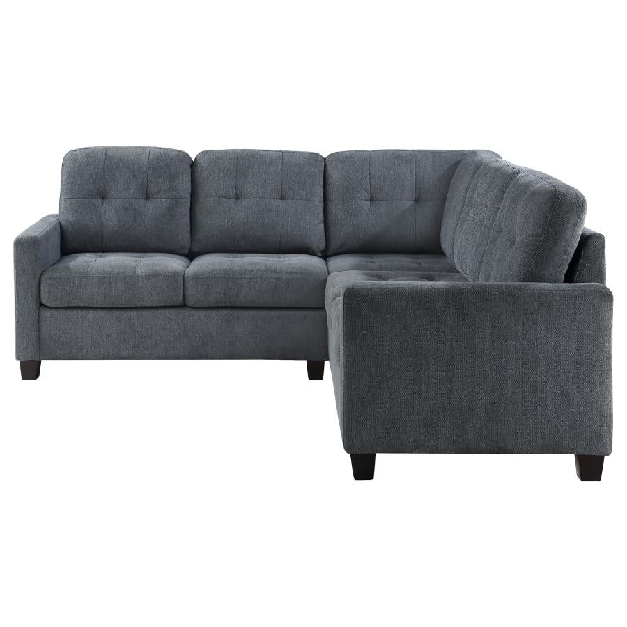 Georgina Sectional STEEL GREY
