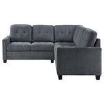Georgina Sectional STEEL GREY