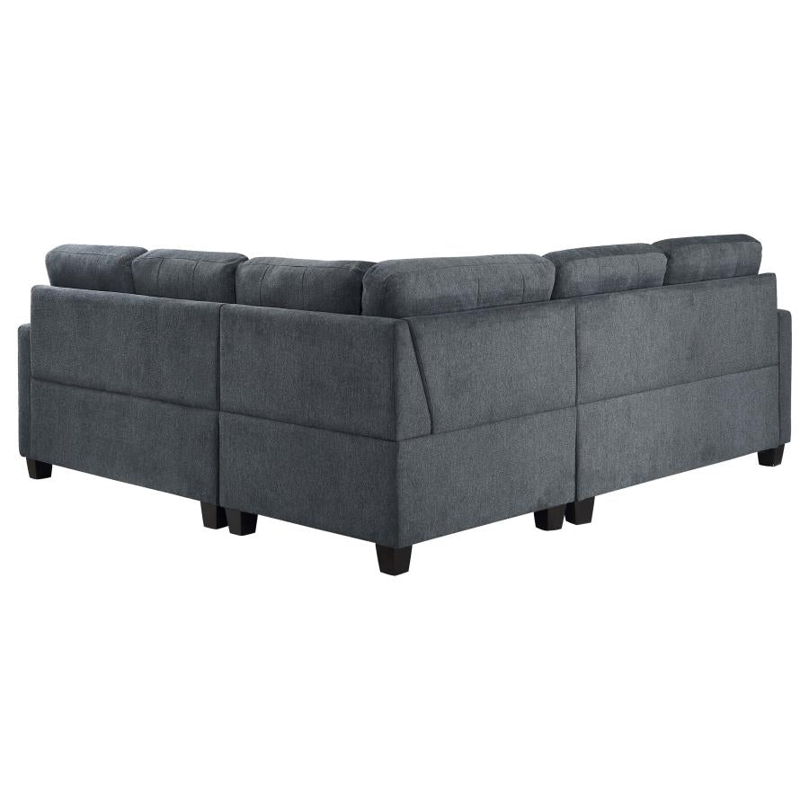 Georgina Sectional STEEL GREY