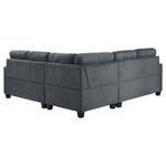 Georgina Sectional STEEL GREY