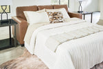 Bolsena Queen Leather Sofa Sleeper CARAMEL