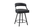 Crowley 5pcs Counter Set BLACK STOOLS