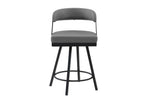 Crowley 5pcs Counter Set GREY STOOLS