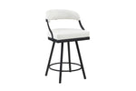 Crowley 5pcs Counter Set WHITE STOOLS