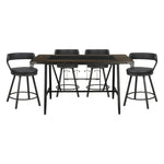 Appert 5pcs Counter Set BLACK STOOLS