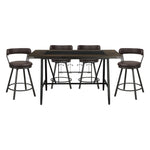 Appert 5pcs Counter Set BROWN STOOLS