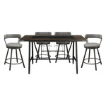 Appert 5pcs Counter Set GREY STOOLS