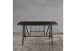 Appert 7pcs Counter Set BLACK STOOLS