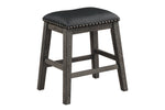 Timbre 5pcs Counter Set W/Vinyl Chairs GREY