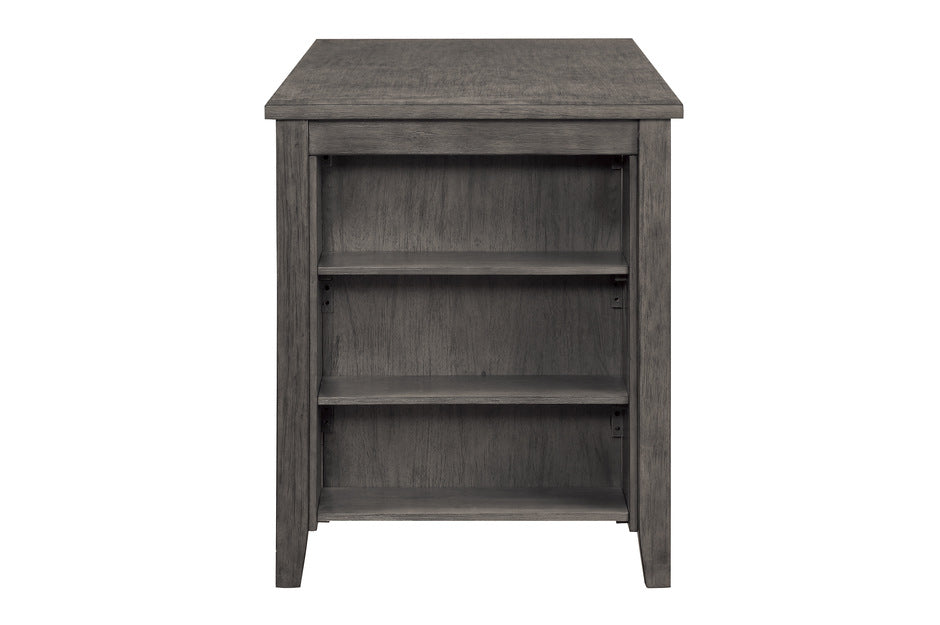 Timbre 5pcs Counter Set W/Vinyl Chairs GREY