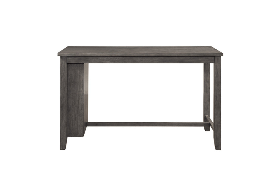 Timbre 5pcs Counter Set W/Fabric Chairs GREY