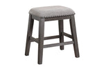 Timbre 5pcs Counter Set W/Fabric Chairs GREY