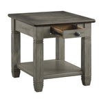Granby End Table ANTIQUE GREY