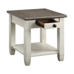 Granby End Table ANTIQUE WHITE