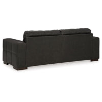 Luigi 100% Leather Sofa THUNDER