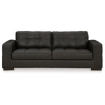 Luigi 100% Leather Sofa THUNDER