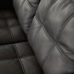Luigi 100% Leather Sofa THUNDER