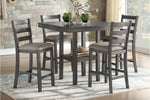 Sharon 5pcs Counter Set SOLD IN SET ONLY - GREY