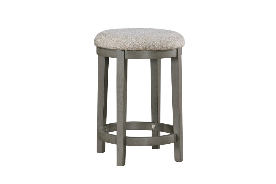 Auburndale 3pcs Counter Set W/Stools LITE GREY
