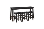 Caspian 5pcs Pub Set-SOLD IN SET ONLY-BLACK