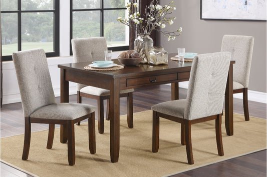 Binghampton 5pcs Dinette Set DARK CHERRY