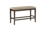 Balin 6pcs Counter Set W/Bench X BACK/DARK BROWN