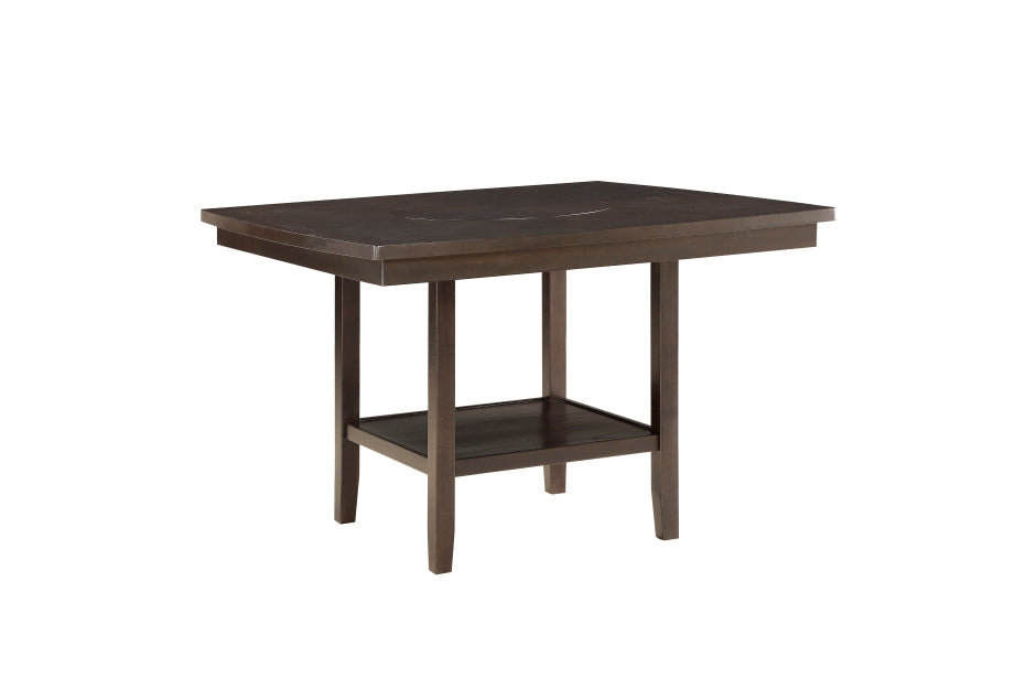 Balin 6pcs Counter Set W/Bench X BACK/DARK BROWN